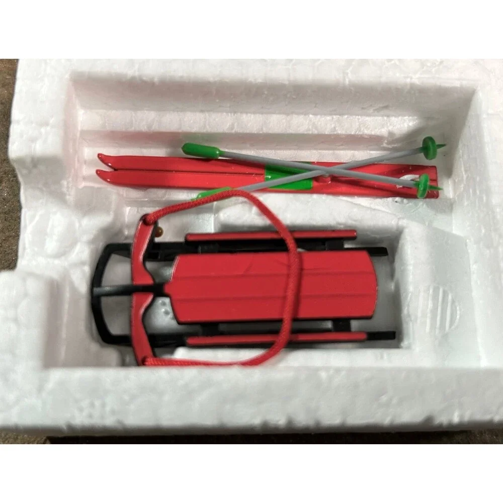 Dept 56 Sled and Skis # 5233-7 box
